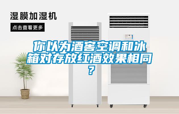 你以为酒窖空调和冰箱对存放红酒效果相同?