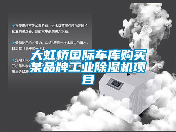 大虹桥国际车库购买某品牌工业除湿机项目