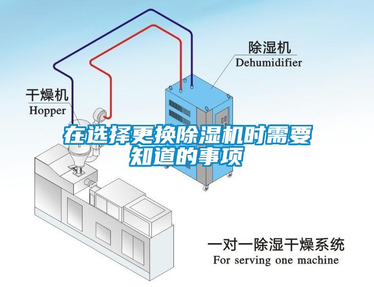 在选择更换除湿机时需要知道的事项