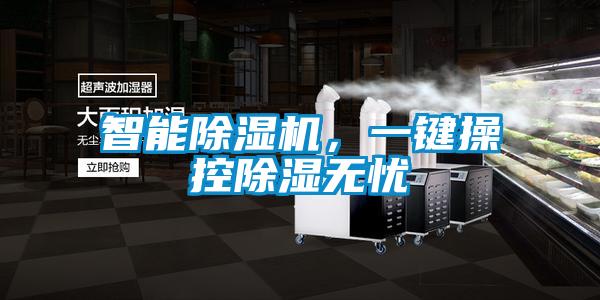 智能除湿机，一键操控除湿无忧