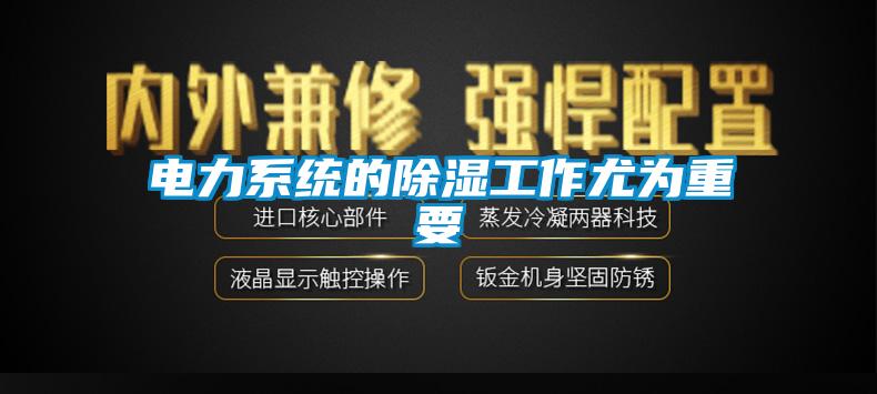 电力系统的除湿工作尤为重要