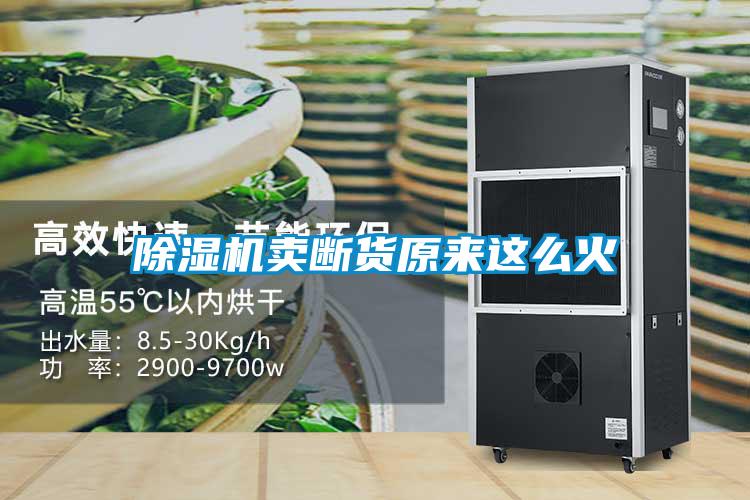 除湿机卖断货原来这么火