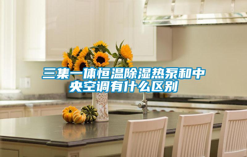 三集一体恒温除湿热泵和中央空调有什么区别