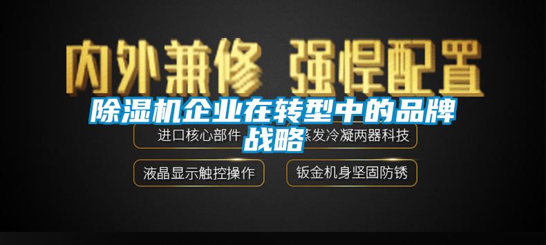 除湿机企业在转型中的品牌战略