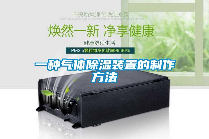 一种气体除湿装置的制作方法