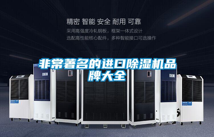非常著名的进口除湿机品牌大全