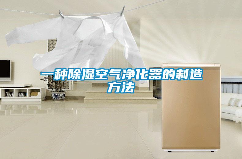 一种除湿空气净化器的制造方法