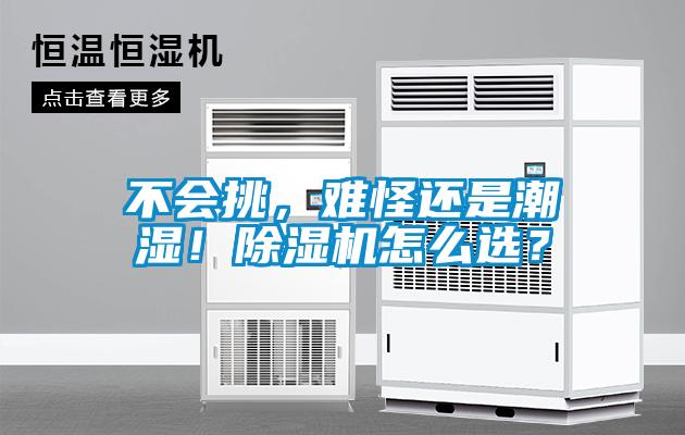 不会挑，难怪还是潮湿！除湿机怎么选？