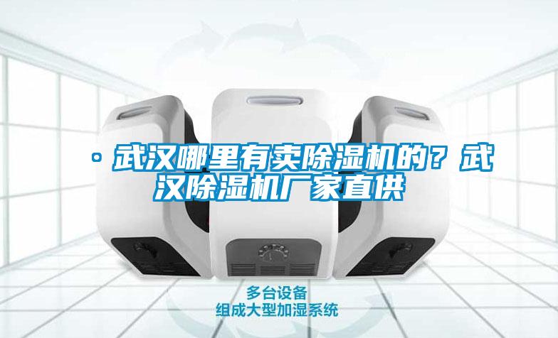 ·武汉哪里有卖除湿机的？武汉除湿机厂家直供