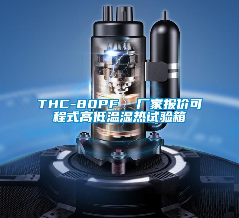 THC-80PF 厂家报价可程式高低温湿热试验箱