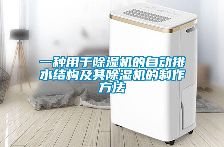 一种用于除湿机的自动排水结构及其除湿机的制作方法