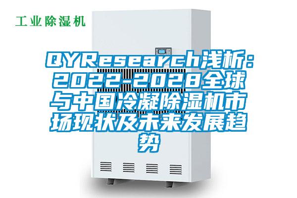 QYResearch浅析：2022-2028全球与中国冷凝除湿机市场现状及未来发展趋势