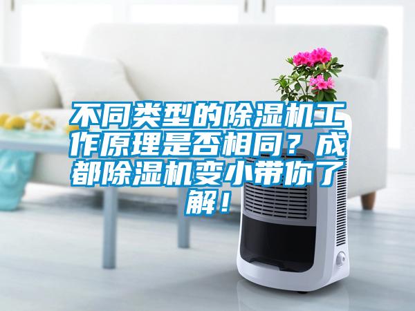 不同类型的除湿机工作原理是否相同？成都除湿机变小带你了解！