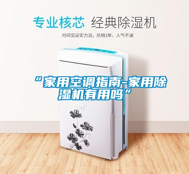 “家用空调指南-家用除湿机有用吗”