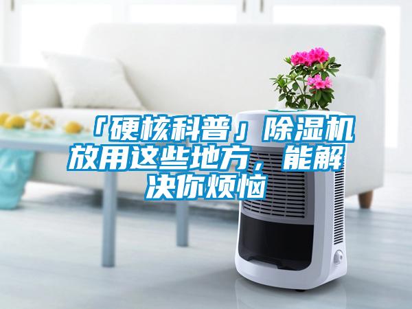 「硬核科普」除湿机放用这些地方，能解决你烦恼