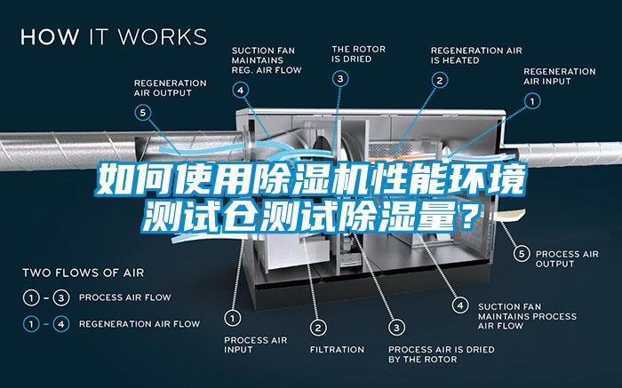 如何使用除湿机性能环境测试仓测试除湿量？