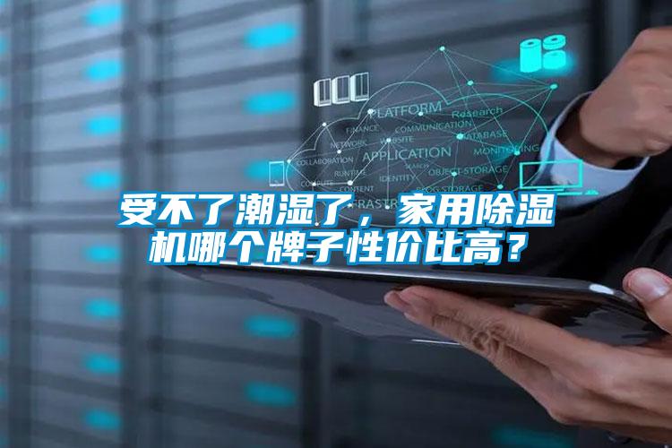 受不了潮湿了,家用除湿机哪个牌子性价比高?