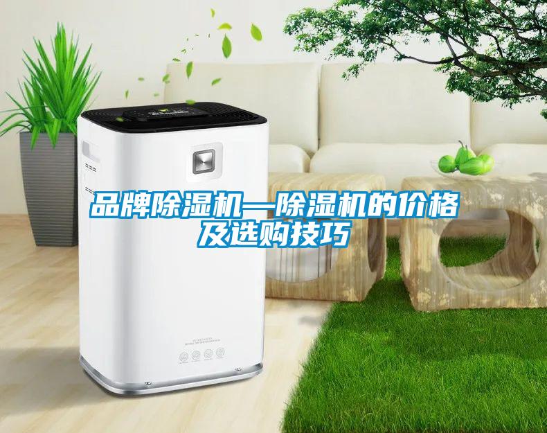品牌除湿机—除湿机的价格及选购技巧
