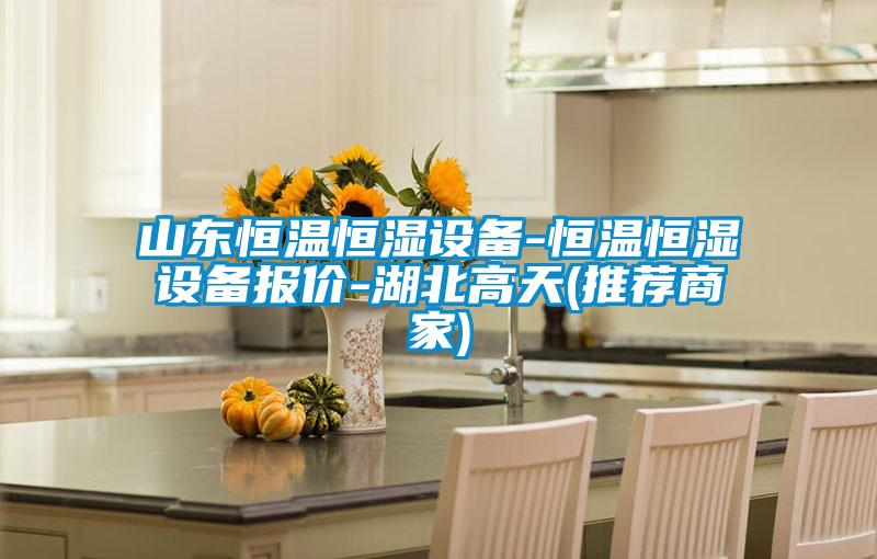 山东恒温恒湿设备-恒温恒湿设备报价-湖北高天(推荐商家)