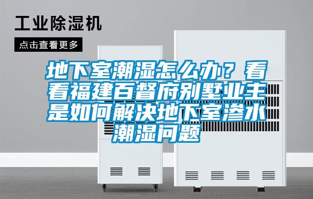 地下室潮湿怎么办？看看福建百督府别墅业主是如何解决地下室渗水潮湿问题