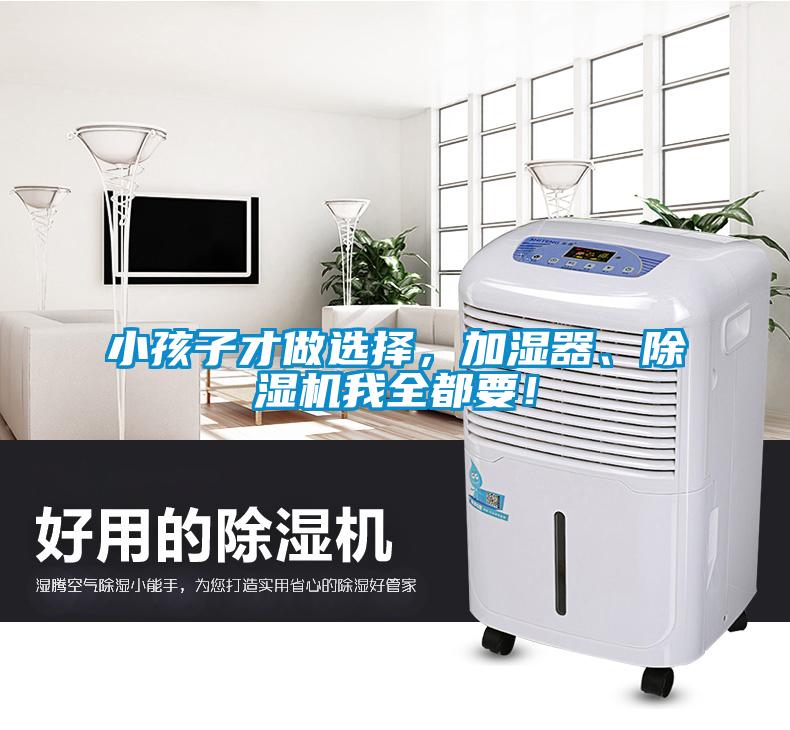 小孩子才做选择，加湿器、除湿机我全都要！