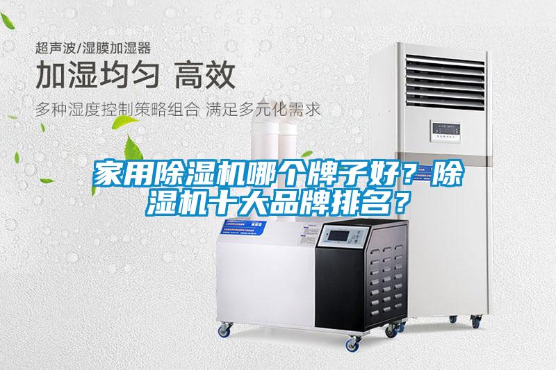 家用除湿机哪个牌子好？除湿机十大品牌排名？
