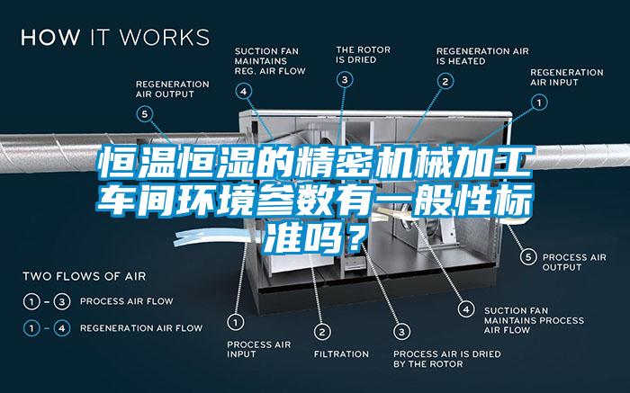 恒温恒湿的精密机械加工车间环境参数有一般性标准吗？