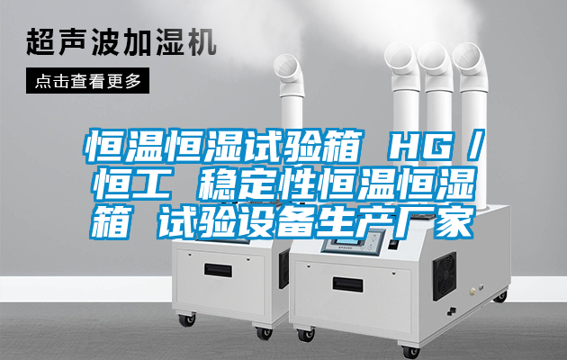 恒温恒湿试验箱 HG／恒工 稳定性恒温恒湿箱 试验设备生产厂家