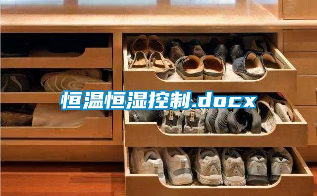 恒温恒湿控制.docx