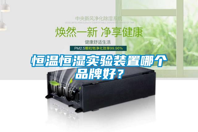 恒温恒湿实验装置哪个品牌好？