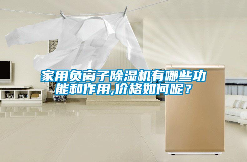 家用负离子除湿机有哪些功能和作用,价格如何呢？