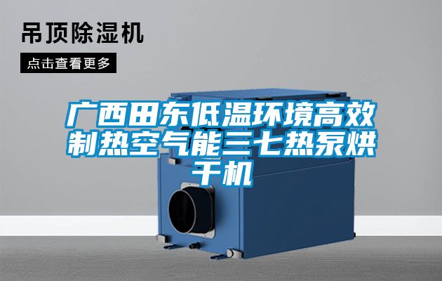 广西田东低温环境高效制热空气能三七热泵烘干机