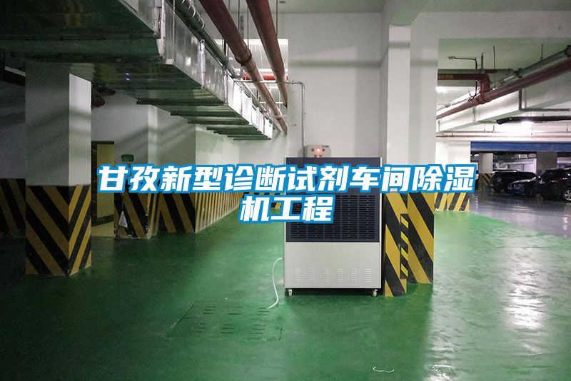 甘孜新型诊断试剂车间除湿机工程