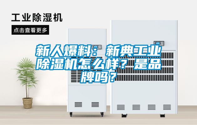 新人爆料：新典工业除湿机怎么样？是品牌吗？