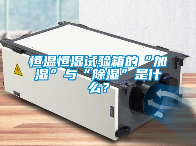 恒温恒湿试验箱的“加湿”与“除湿”是什么？