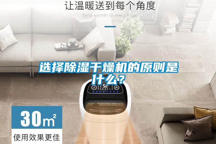 选择除湿干燥机的原则是什么？