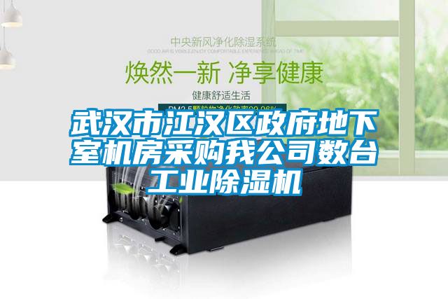 武汉市江汉区政府地下室机房采购我公司数台工业除湿机