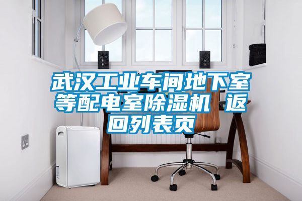 武汉工业车间地下室等配电室除湿机 返回列表页