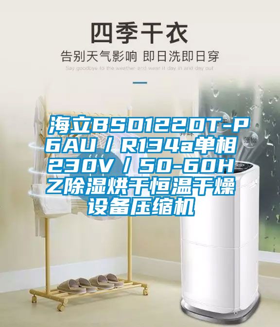 海立BSD122DT-P6AU／R134a单相230V／50-60HZ除湿烘干恒温干燥设备压缩机