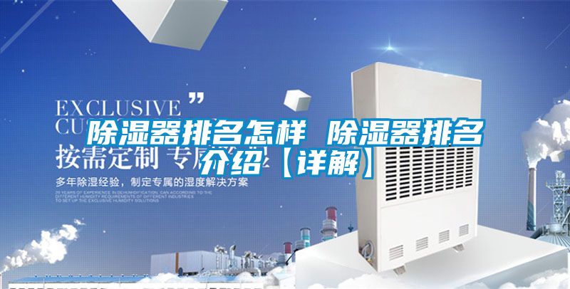 除湿器排名怎样 除湿器排名介绍【详解】