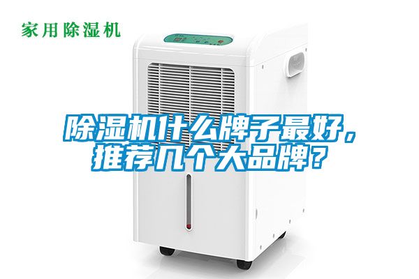 除湿机什么牌子最好，推荐几个大品牌？