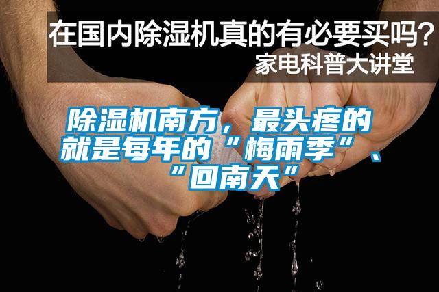 除湿机南方，最头疼的就是每年的“梅雨季”、“回南天”