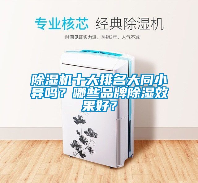 除湿机十大排名大同小异吗？哪些品牌除湿效果好？
