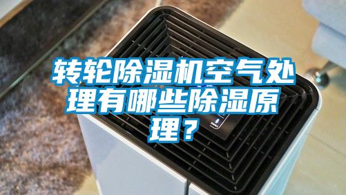 转轮除湿机空气处理有哪些除湿原理？