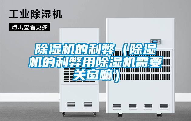 除湿机的利弊（除湿机的利弊用除湿机需要关窗嘛）