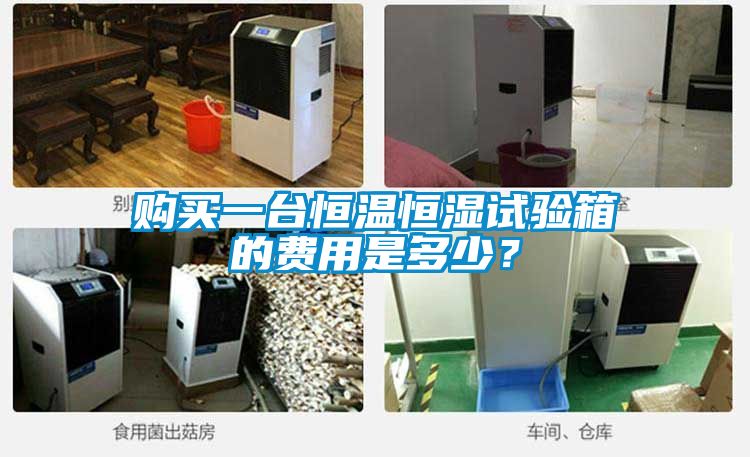购买一台恒温恒湿试验箱的费用是多少？