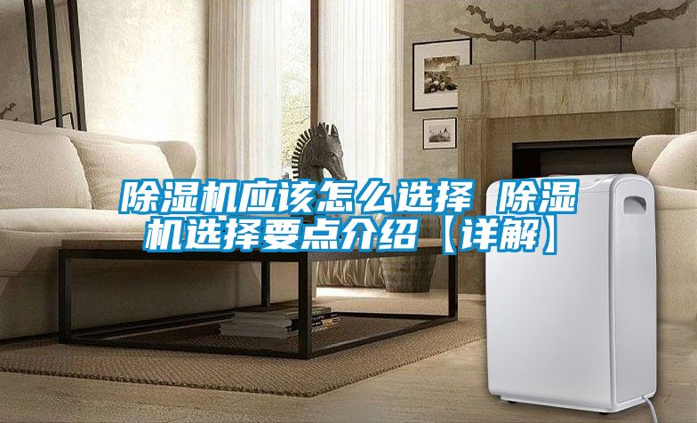 除湿机应该怎么选择 除湿机选择要点介绍【详解】