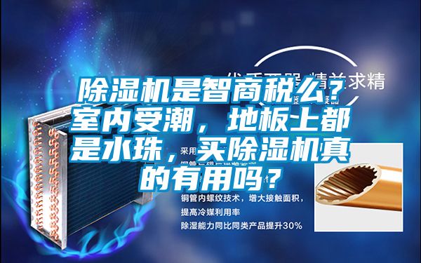 除湿机是智商税么？室内受潮，地板上都是水珠，买除湿机真的有用吗？