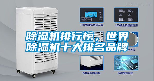 除湿机排行榜，世界除湿机十大排名品牌