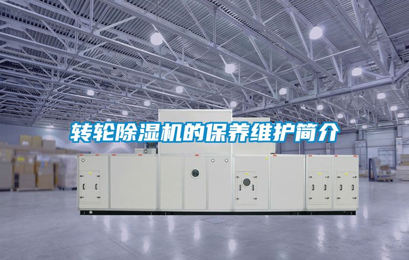 转轮除湿机的保养维护简介